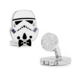 Star Wars Stormtrooper with Bow Tie Cufflinks - Cufflinks.com - Flyclothing LLC