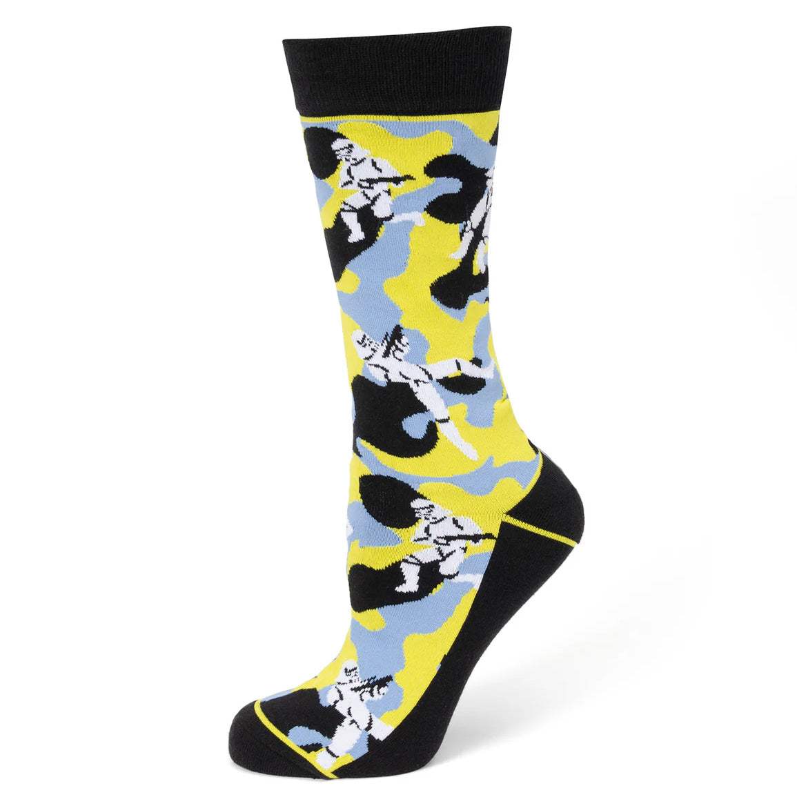 Star Wars Stormtrooper Yellow Camo Dress Socks and Lapel Pin Gift Set - Cufflinks.com - Flyclothing LLC