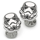 Star Wars Stormtrooper Stainless Steel Cufflinks - Cufflinks.com - Flyclothing LLC