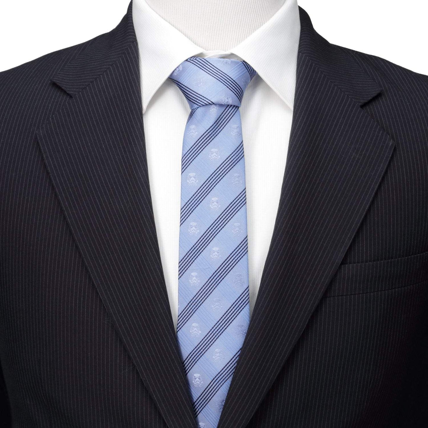 Star Wars Stormtrooper Blue Plaid Tie - Cufflinks.com - Flyclothing LLC