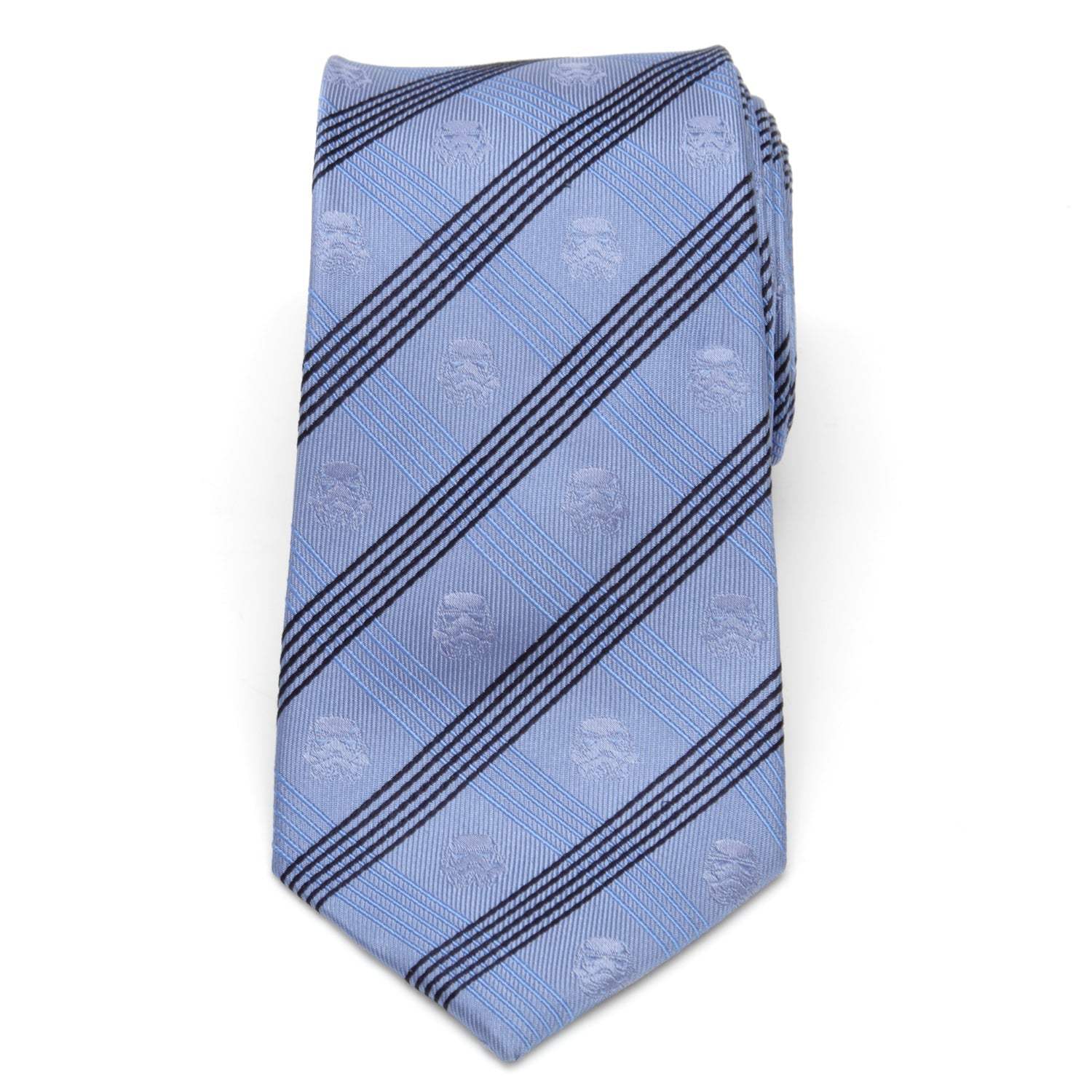 Star Wars Stormtrooper Blue Plaid Tie - Cufflinks.com - Flyclothing LLC