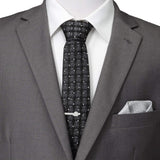 Star Wars Stormtrooper Dotted Black Tie - Cufflinks.com - Flyclothing LLC