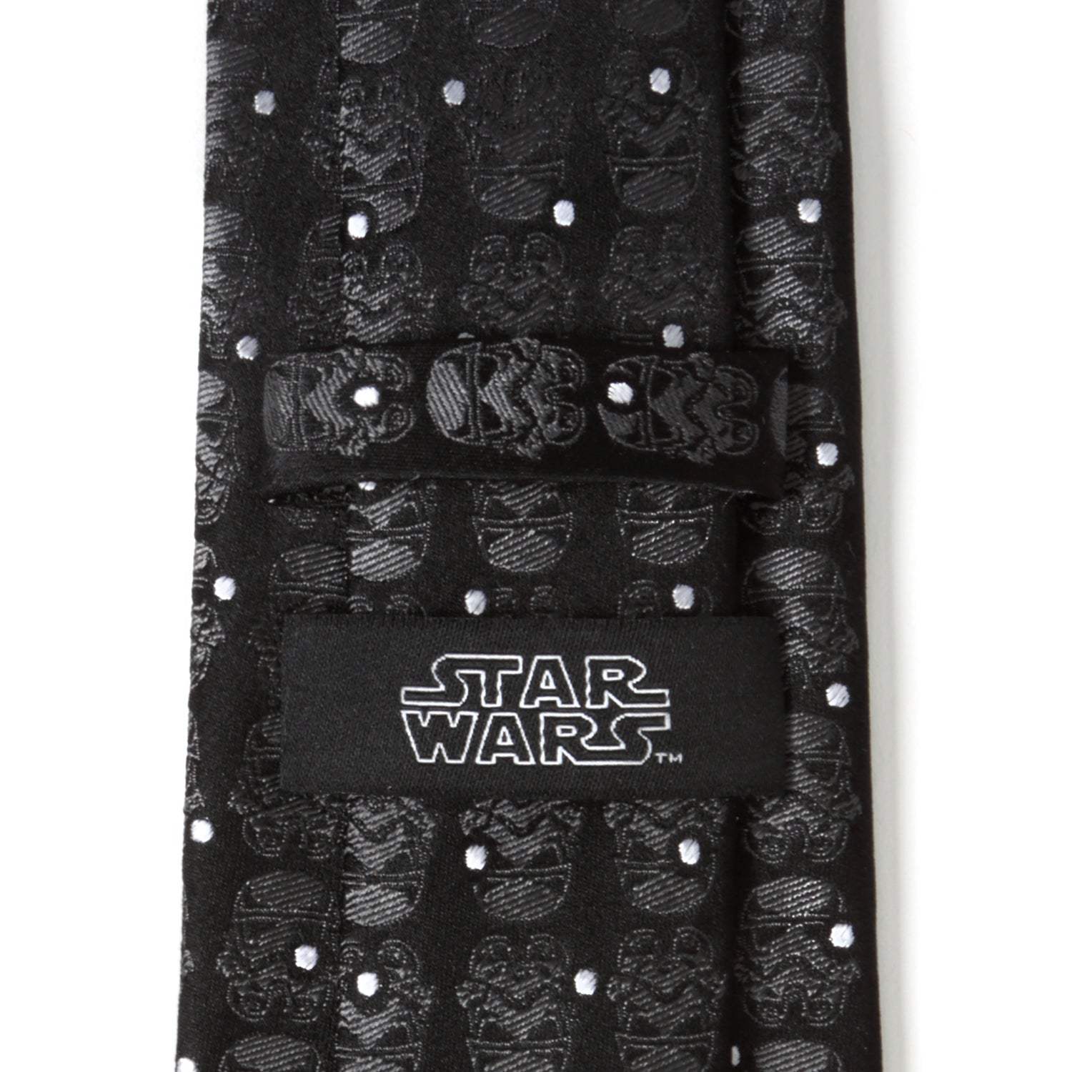 Star Wars Stormtrooper Dotted Black Tie - Cufflinks.com - Flyclothing LLC