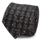 Star Wars Stormtrooper Dotted Black Tie - Cufflinks.com - Flyclothing LLC