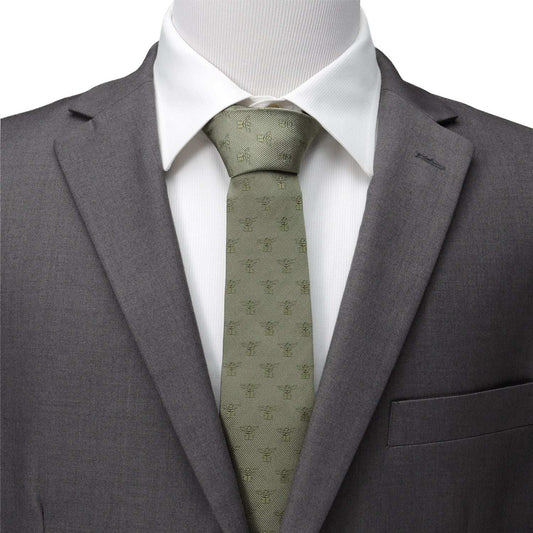 Star Wars Grogu Sage Green Tie - Cufflinks.com - Flyclothing LLC