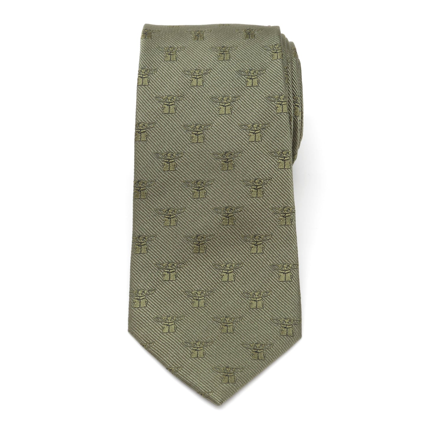 Star Wars Grogu Sage Green Tie - Cufflinks.com - Flyclothing LLC