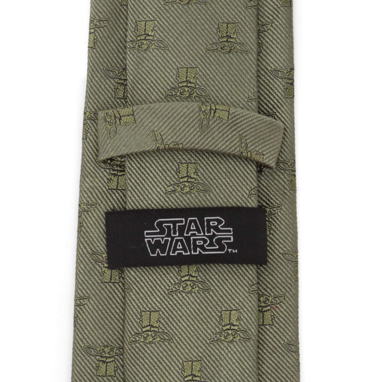 Star Wars Grogu Sage Green Tie - Cufflinks.com - Flyclothing LLC