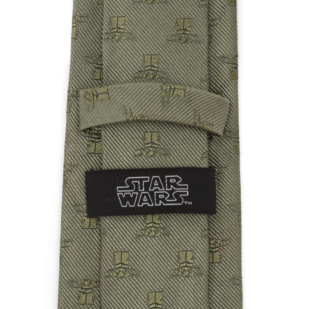Star Wars Grogu Sage Green Tie - Cufflinks.com - Flyclothing LLC