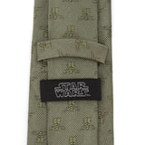 Star Wars Grogu Sage Green Tie - Cufflinks.com - Flyclothing LLC