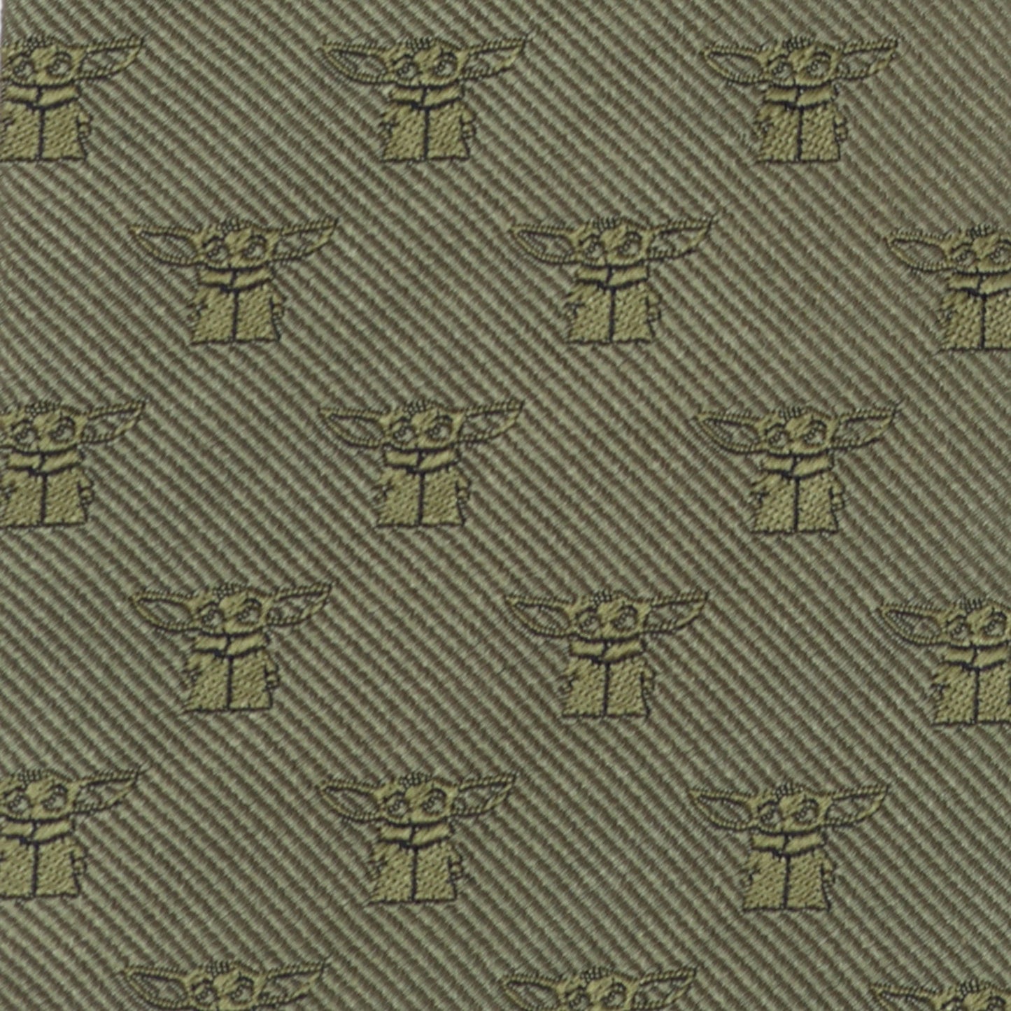 Star Wars Grogu Sage Green Tie - Cufflinks.com - Flyclothing LLC