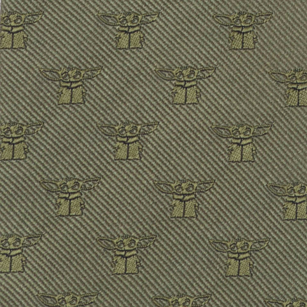 Star Wars Grogu Sage Green Tie - Cufflinks.com - Flyclothing LLC