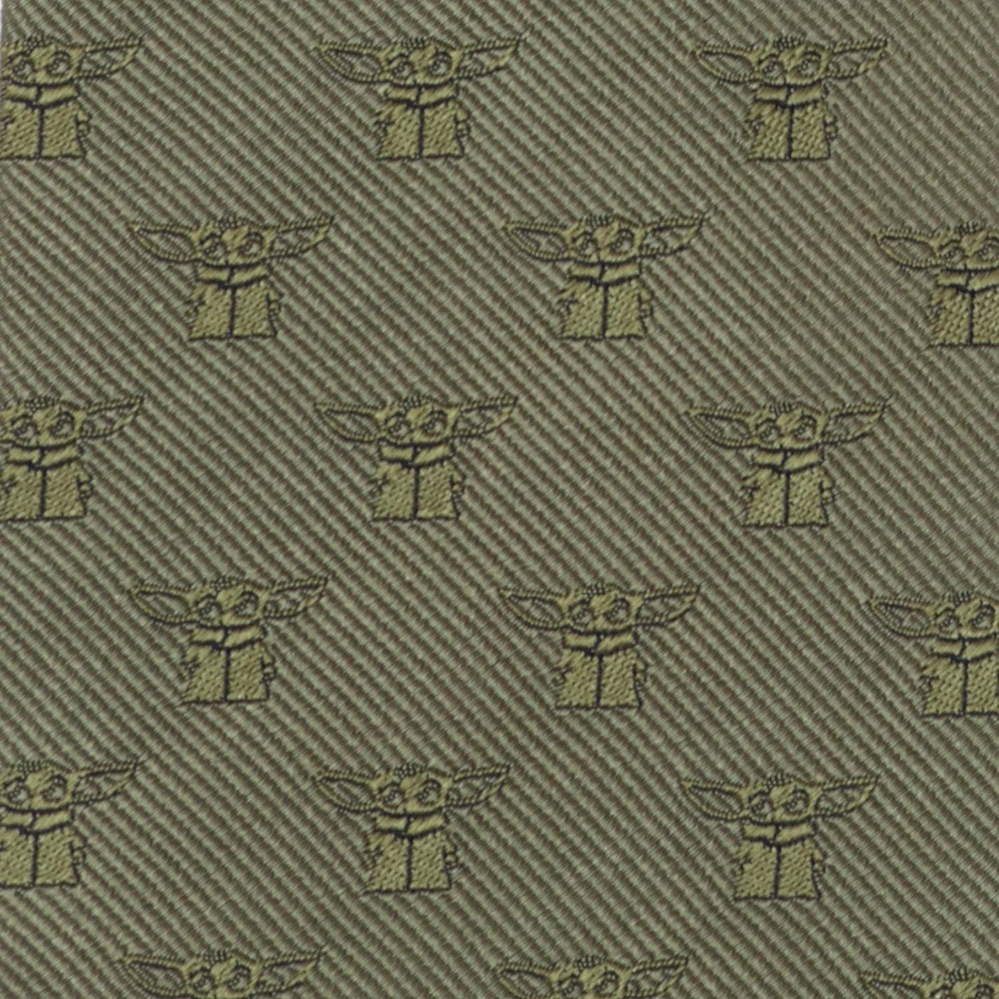 Star Wars Grogu Sage Green Tie - Cufflinks.com - Flyclothing LLC