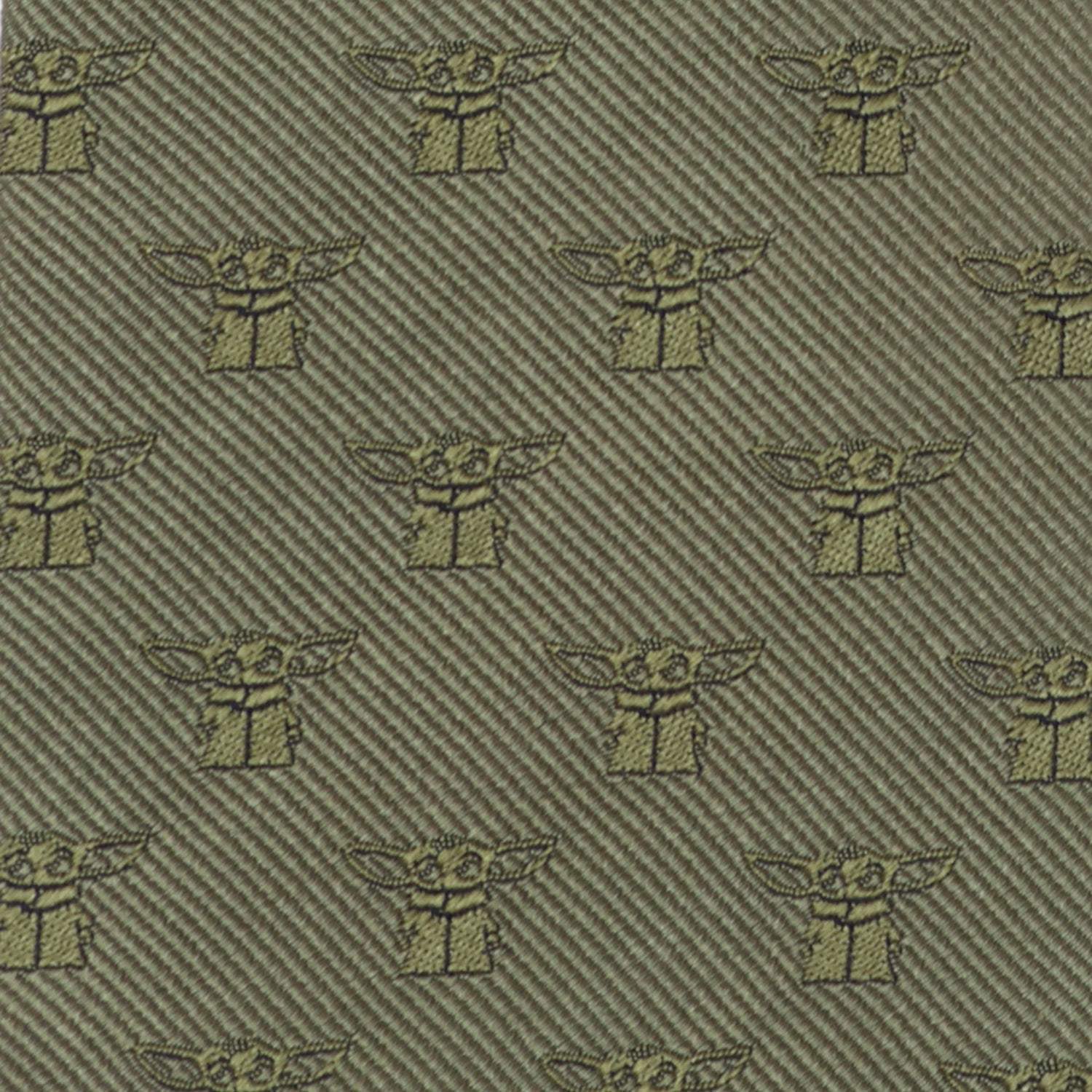 Star Wars Grogu Sage Green Tie - Cufflinks.com - Flyclothing LLC