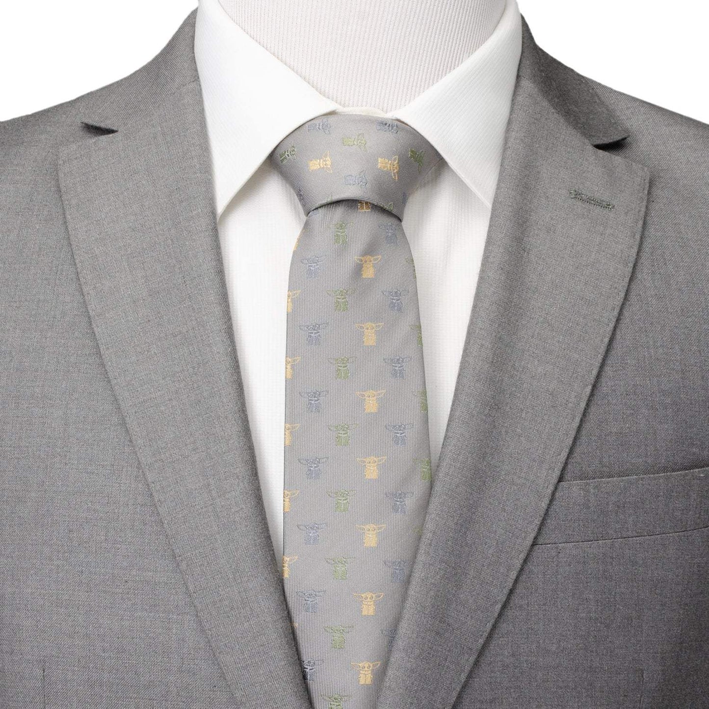 Star Wars Grogu Dotted Green Tie - Cufflinks.com - Flyclothing LLC