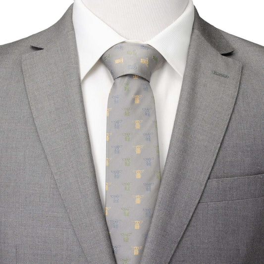 Star Wars Grogu Dotted Green Tie - Cufflinks.com - Flyclothing LLC