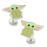 Star Wars Grogu Cufflinks - Cufflinks.com - Flyclothing LLC
