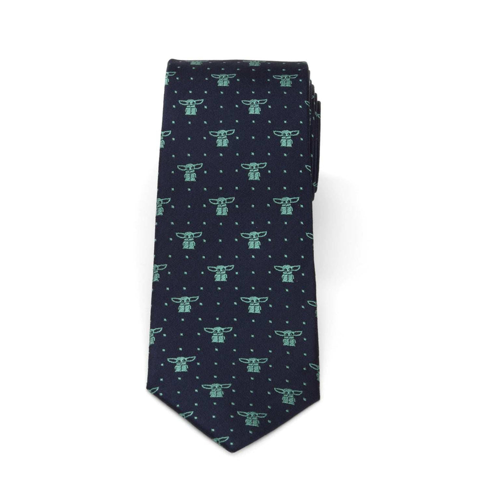 Star Wars Grogu Navy Dotted Tie - Cufflinks.com - Flyclothing LLC