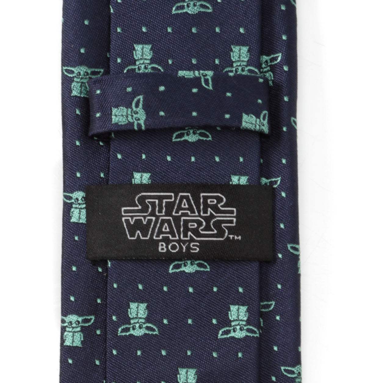 Star Wars Grogu Navy Dotted Tie - Cufflinks.com - Flyclothing LLC