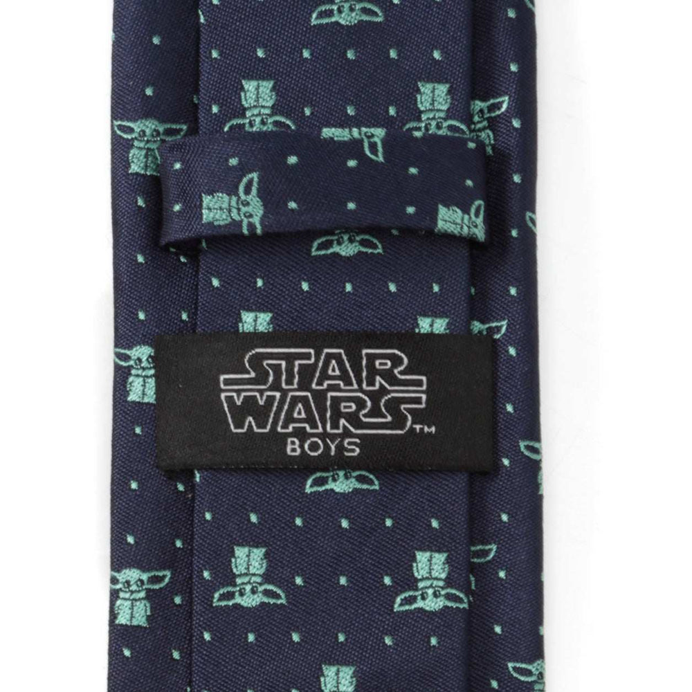 Star Wars Grogu Navy Dotted Tie - Cufflinks.com - Flyclothing LLC