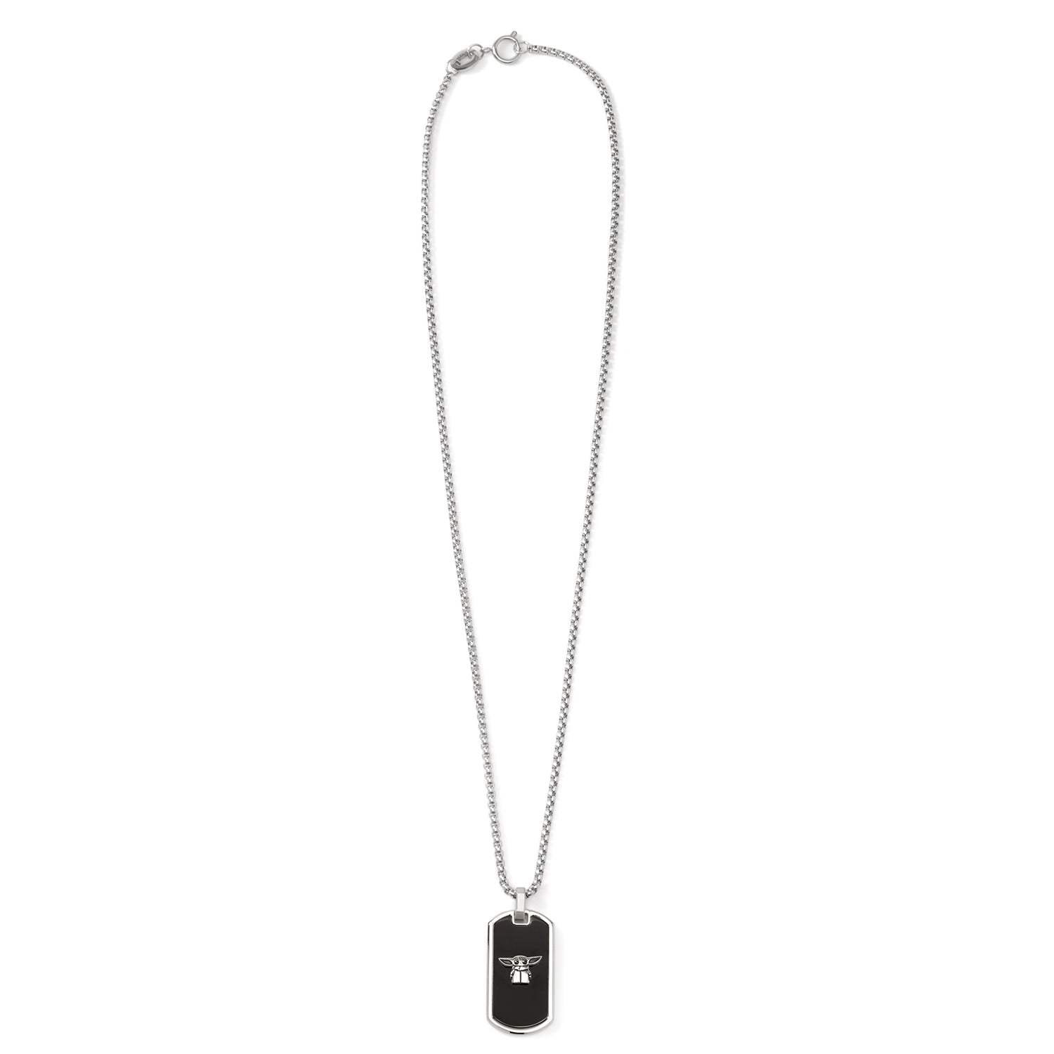 Star Wars Grogu Dog Tag Necklace - Cufflinks.com - Flyclothing LLC