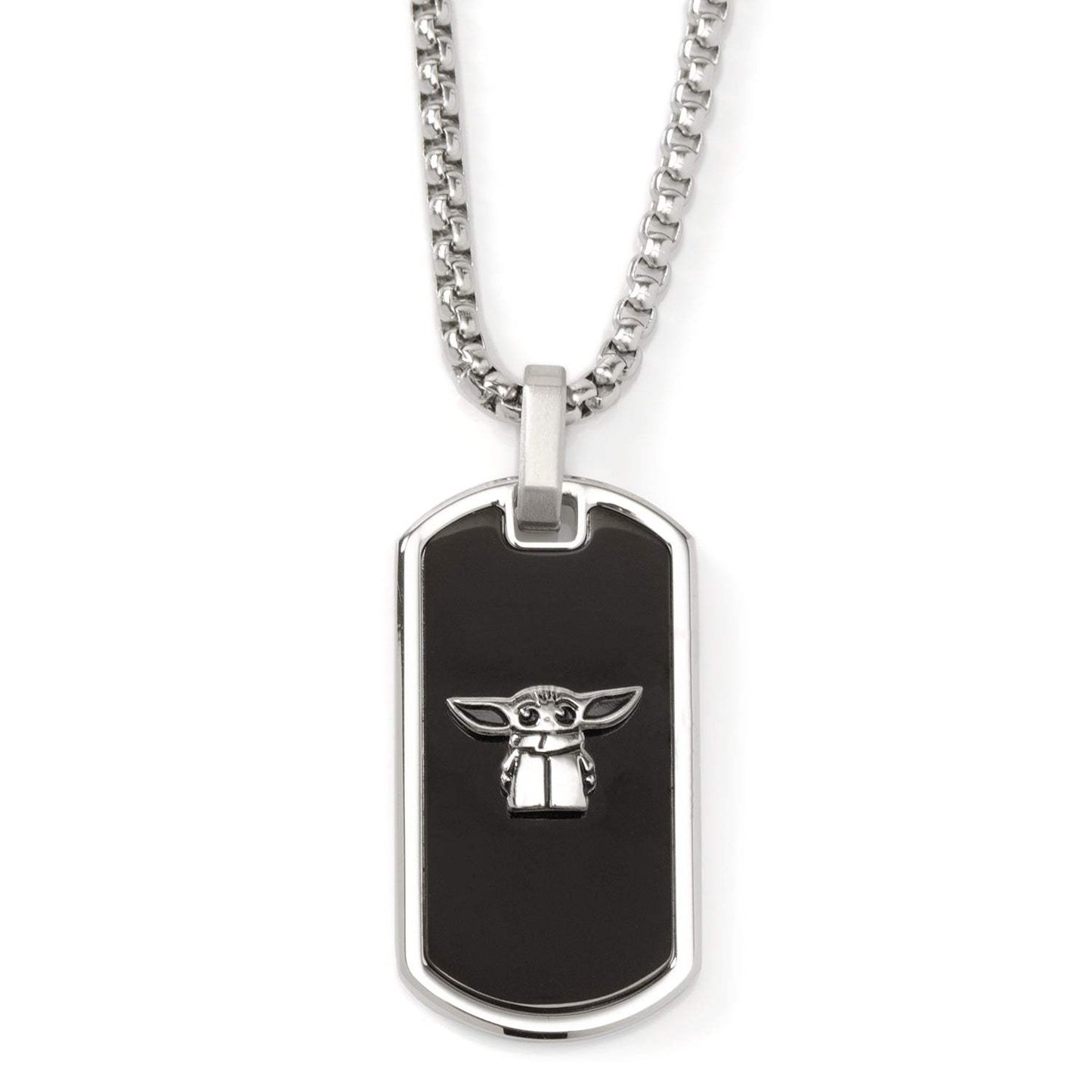 Star Wars Grogu Dog Tag Necklace - Cufflinks.com - Flyclothing LLC
