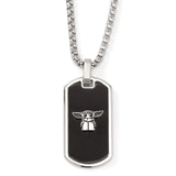 Star Wars Grogu Dog Tag Necklace - Cufflinks.com - Flyclothing LLC