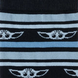 Star Wars Grogu Blue Striped Dress Socks and Lapel Pin Gift Set - Cufflinks.com - Flyclothing LLC