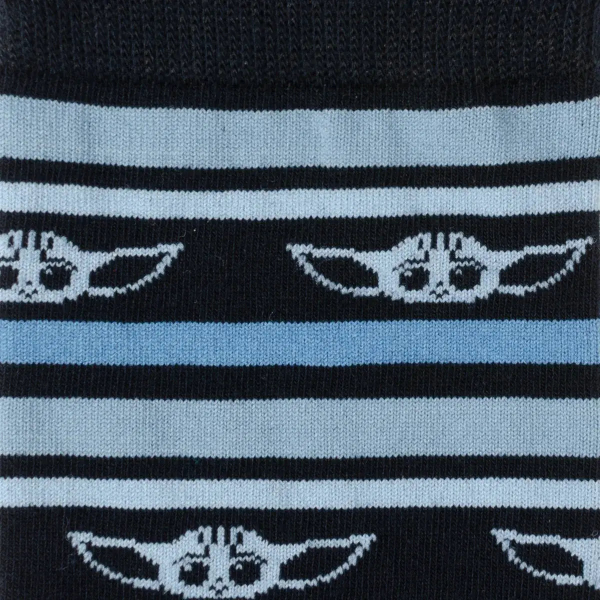 Star Wars Grogu Blue Striped Dress Socks and Lapel Pin Gift Set - Cufflinks.com - Flyclothing LLC