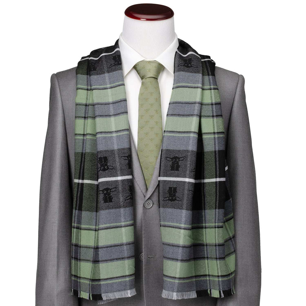 Star Wars Grogu Green and Black Scarf - Cufflinks.com - Flyclothing LLC