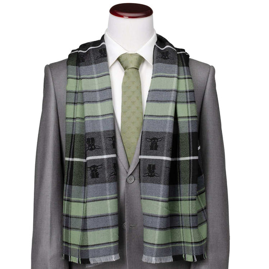 Star Wars Grogu Green and Black Scarf - Cufflinks.com - Flyclothing LLC