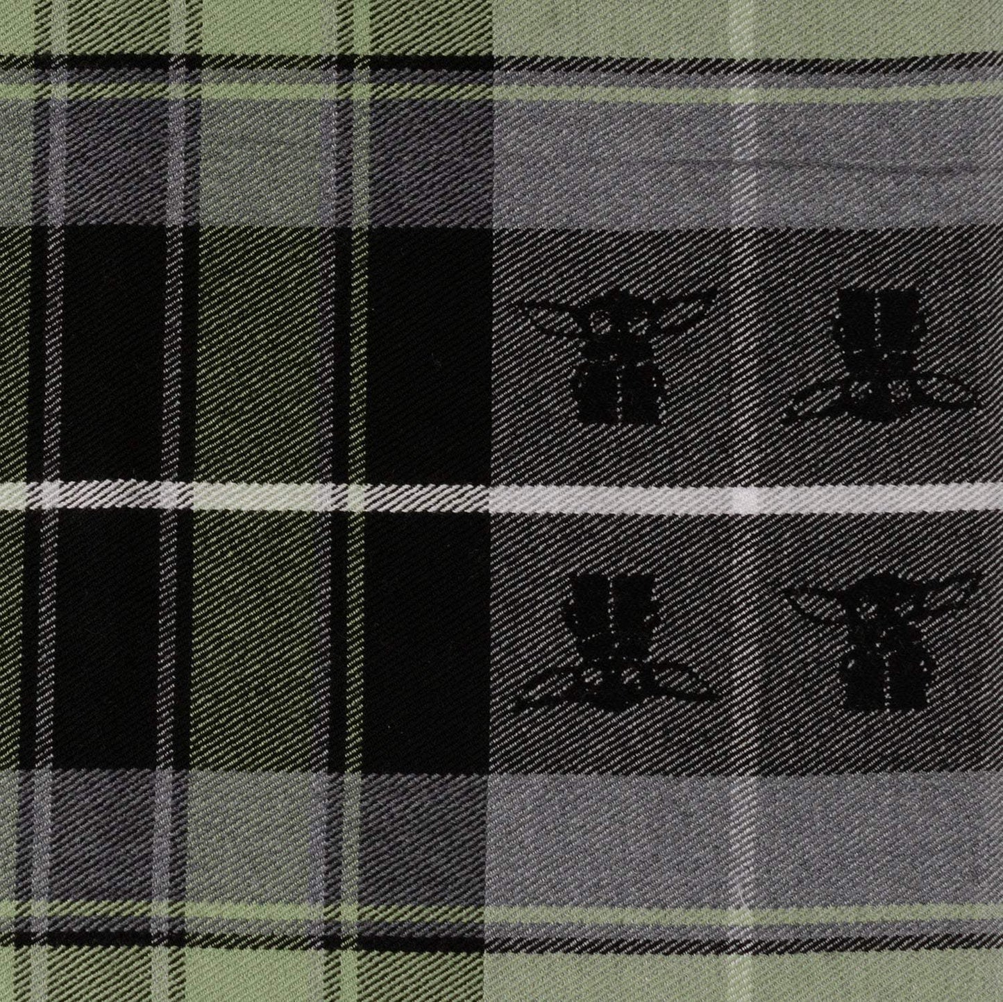 Star Wars Grogu Green and Black Scarf - Cufflinks.com - Flyclothing LLC