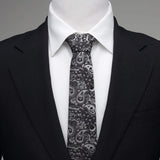 Star Wars Darth Vader Black and White Paisley Tie - Cufflinks.com - Flyclothing LLC