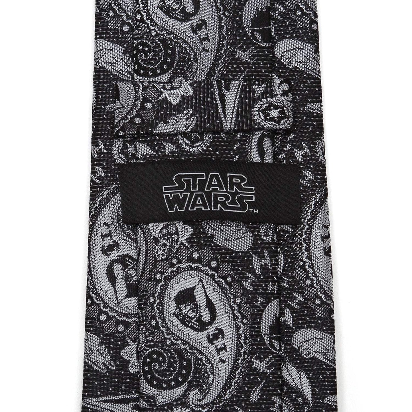Star Wars Darth Vader Black and White Paisley Tie - Cufflinks.com - Flyclothing LLC