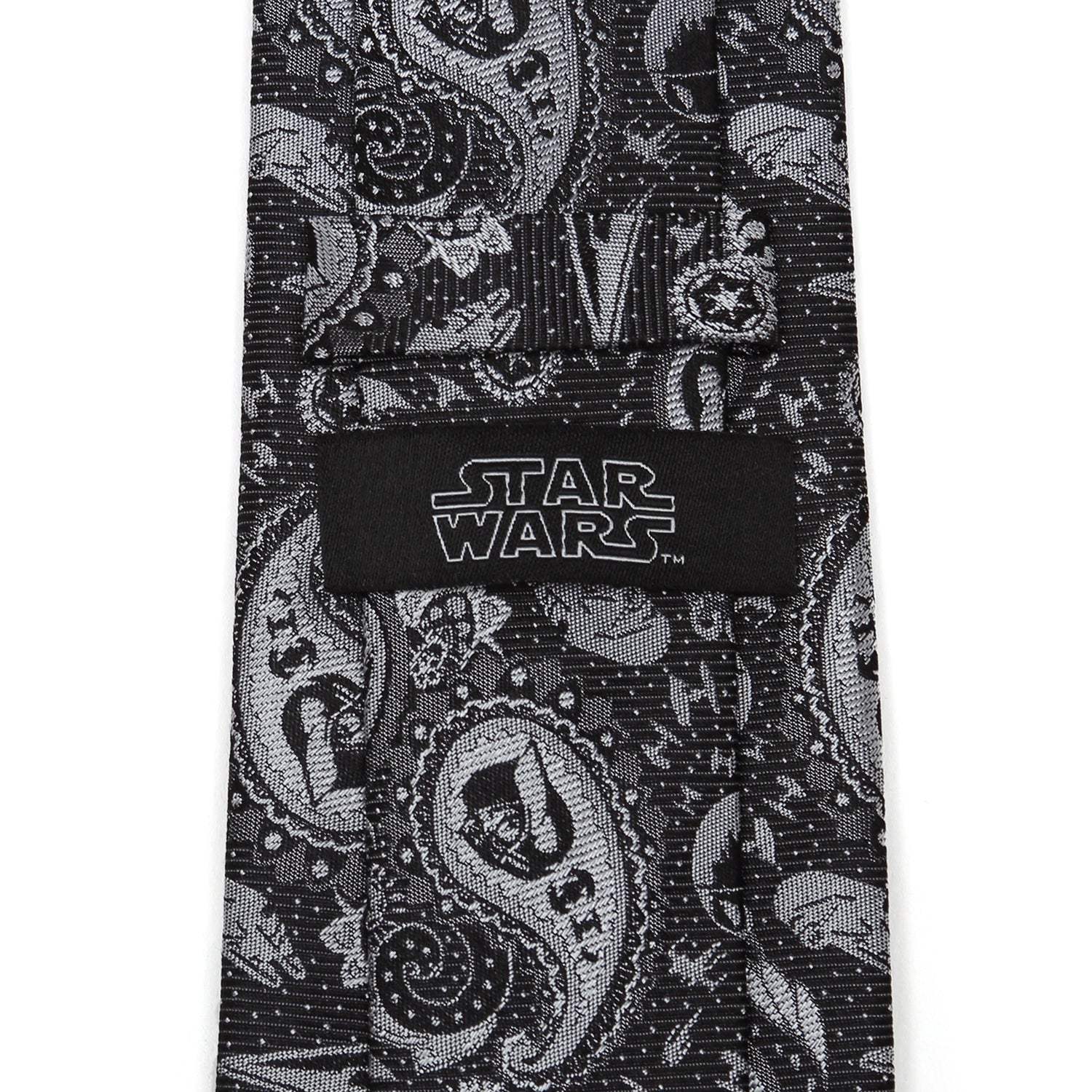 Star Wars Darth Vader Black and White Paisley Tie - Cufflinks.com - Flyclothing LLC