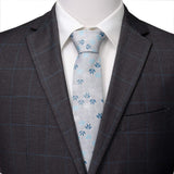 Star Wars Darth Vader Gray Floral Tie - Cufflinks.com - Flyclothing LLC