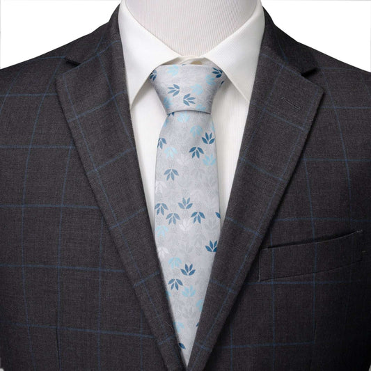 Star Wars Darth Vader Gray Floral Tie - Cufflinks.com - Flyclothing LLC