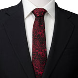 Star Wars Darth Vader Black and Red Paisley Tie