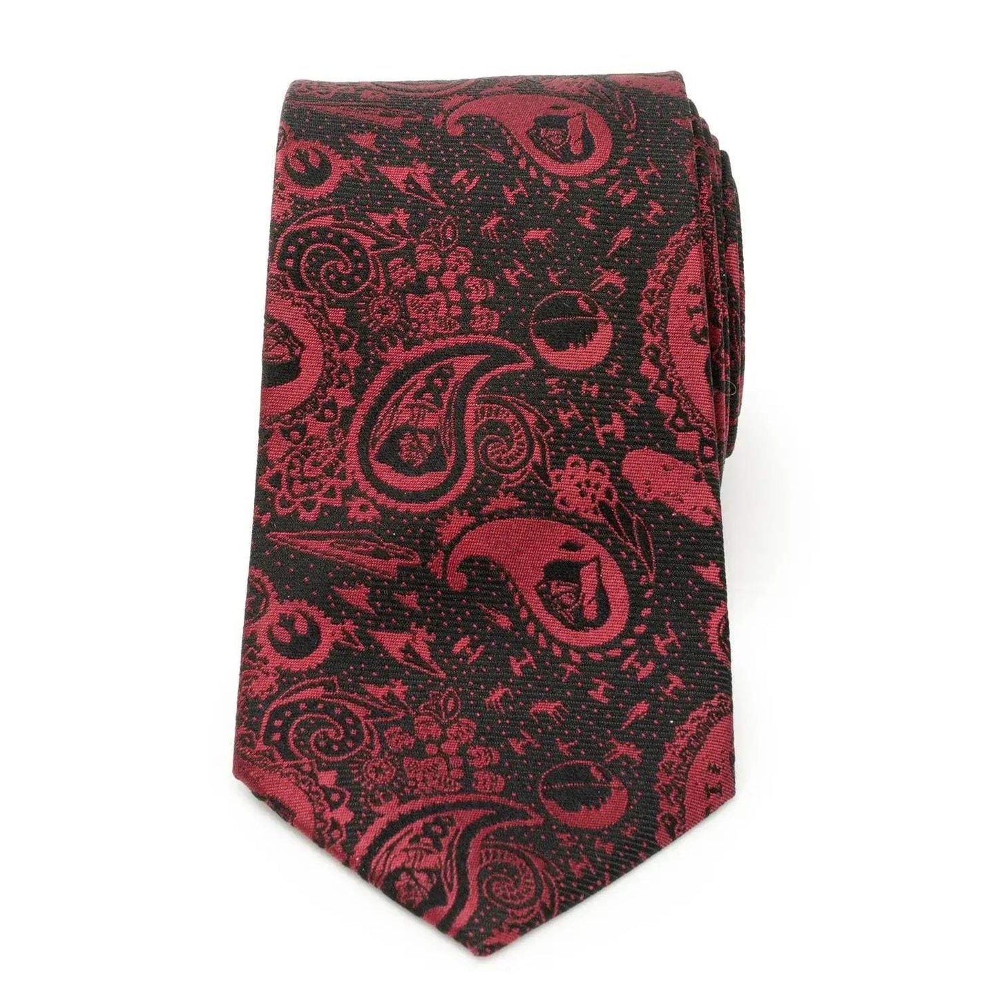 Star Wars Darth Vader Black and Red Paisley Tie - Cufflinks.com - Flyclothing LLC