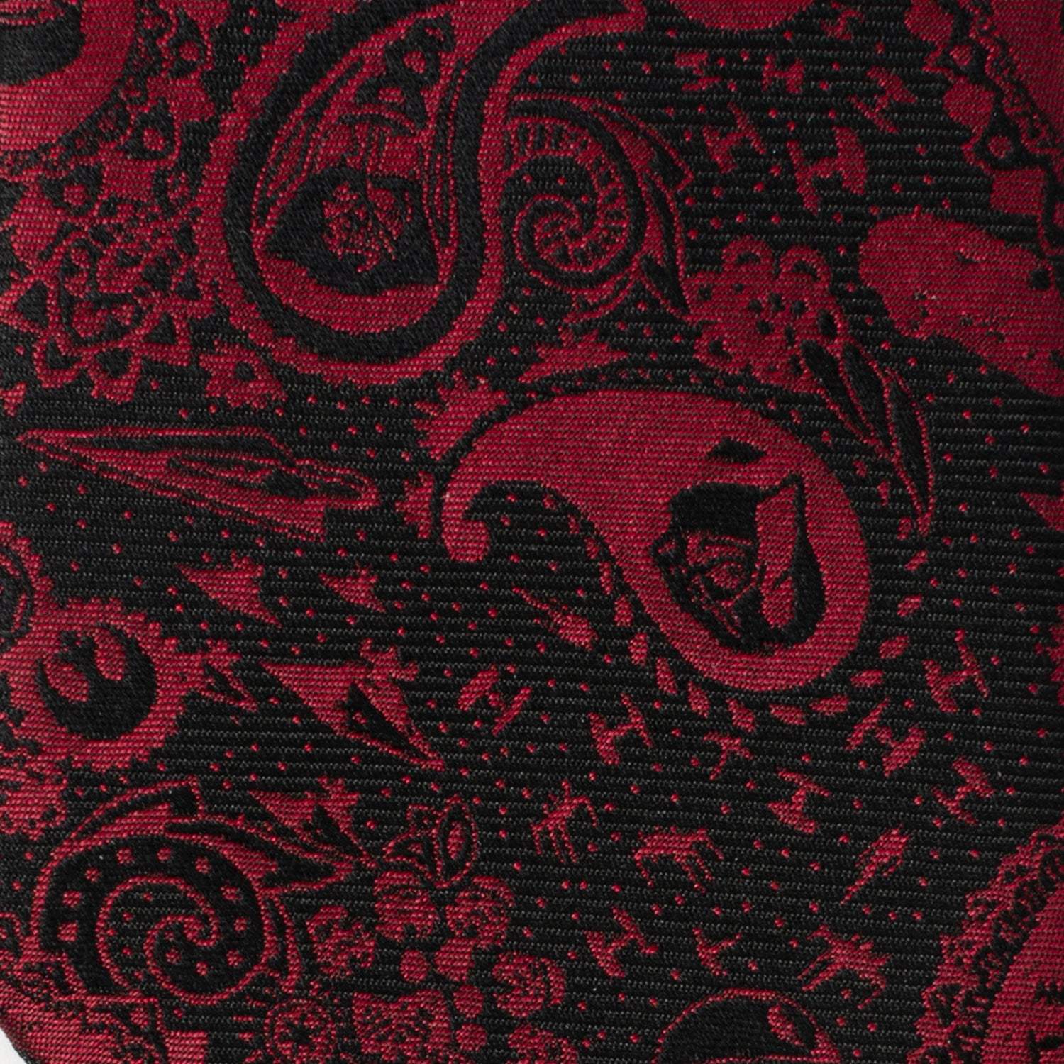 Star Wars Darth Vader Black and Red Paisley Tie - Cufflinks.com - Flyclothing LLC