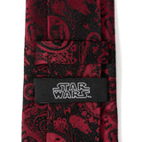 Star Wars Darth Vader Black and Red Paisley Tie - Cufflinks.com - Flyclothing LLC