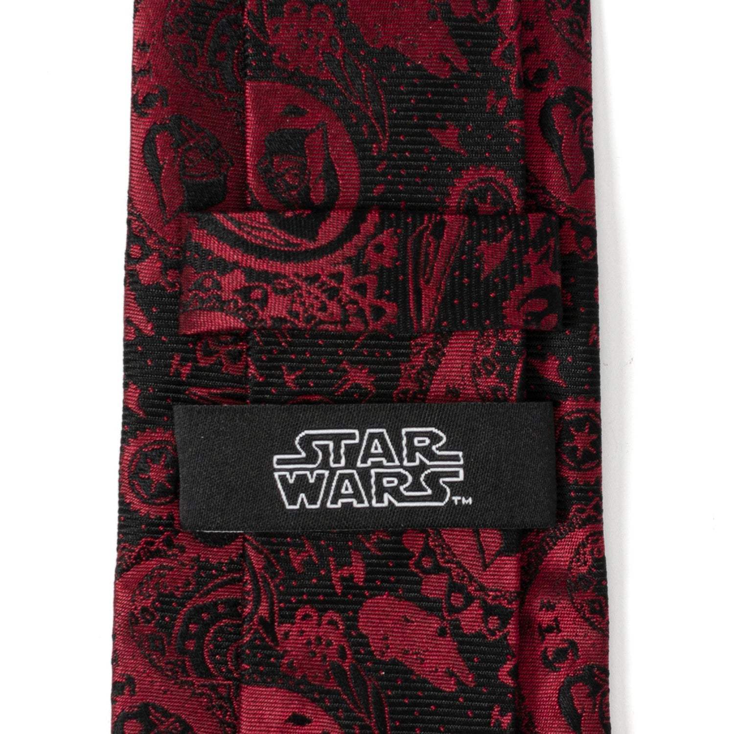 Star Wars Darth Vader Black and Red Paisley Tie - Cufflinks.com - Flyclothing LLC