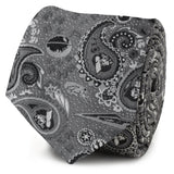 Star Wars Darth Vader Gray Paisley Tie
