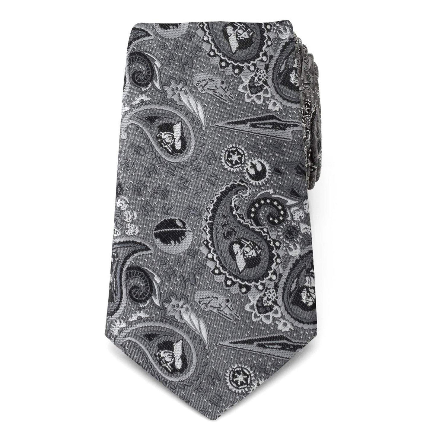 Star Wars Darth Vader Gray Paisley Tie - Cufflinks.com - Flyclothing LLC