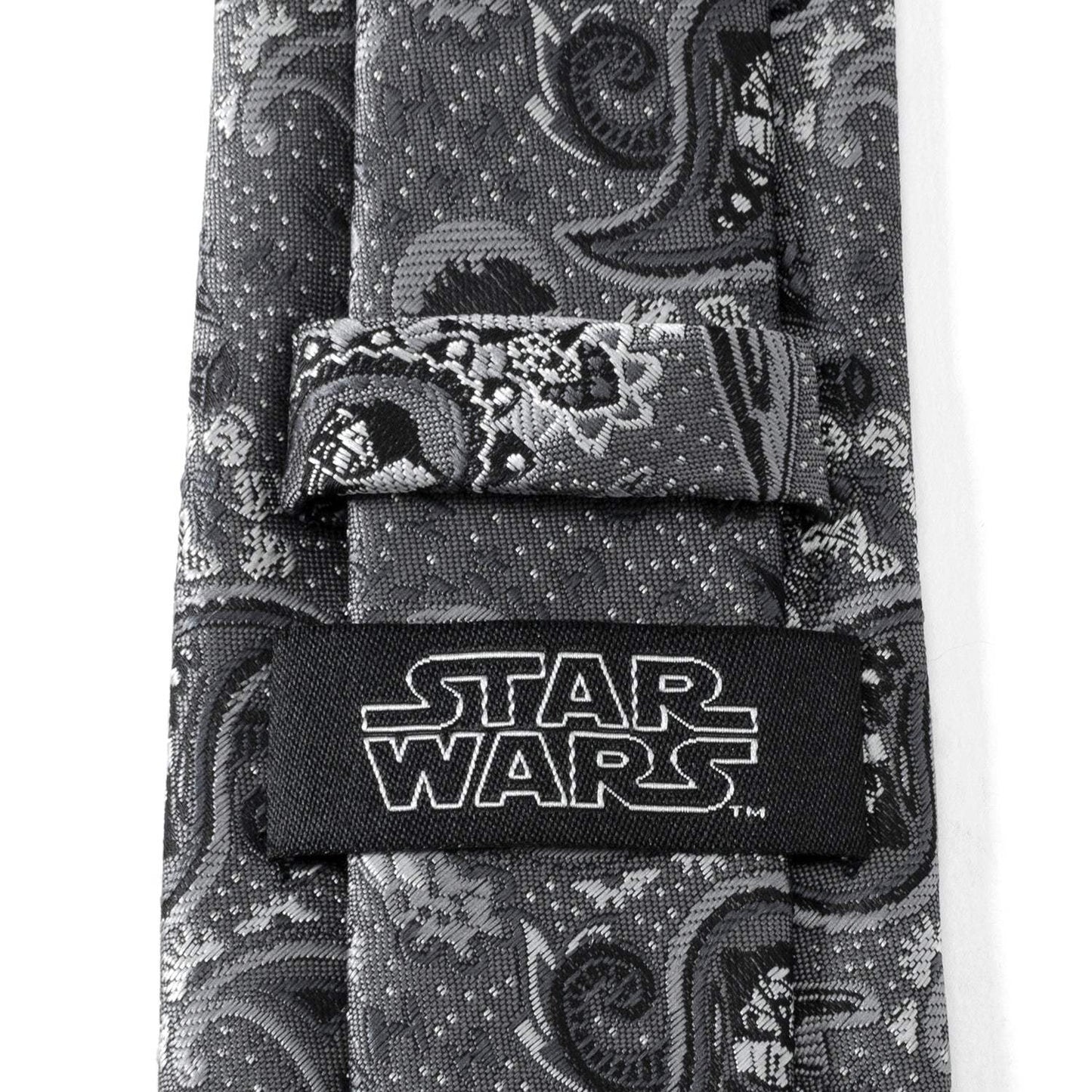 Star Wars Darth Vader Gray Paisley Tie - Cufflinks.com - Flyclothing LLC