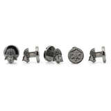 Star Wars Darth Vader Crystal 3D 5-Studs - Cufflinks.com - Flyclothing LLC
