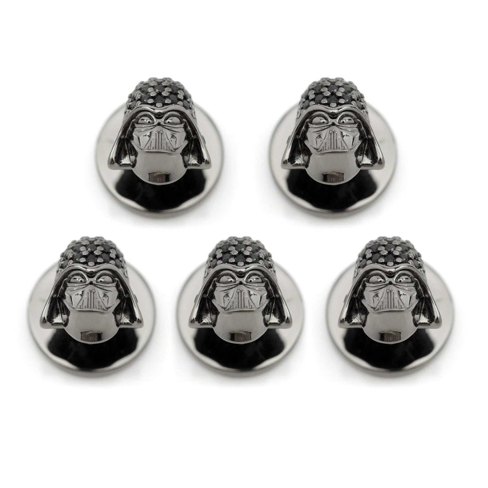 Star Wars Darth Vader Crystal 3D 5-Studs - Cufflinks.com - Flyclothing LLC