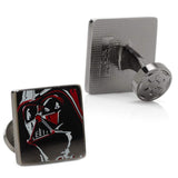 Star Wars Darth Vader Painted Gunmetal Cufflinks - Cufflinks.com - Flyclothing LLC