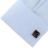 Star Wars Darth Vader Painted Gunmetal Cufflinks - Cufflinks.com - Flyclothing LLC