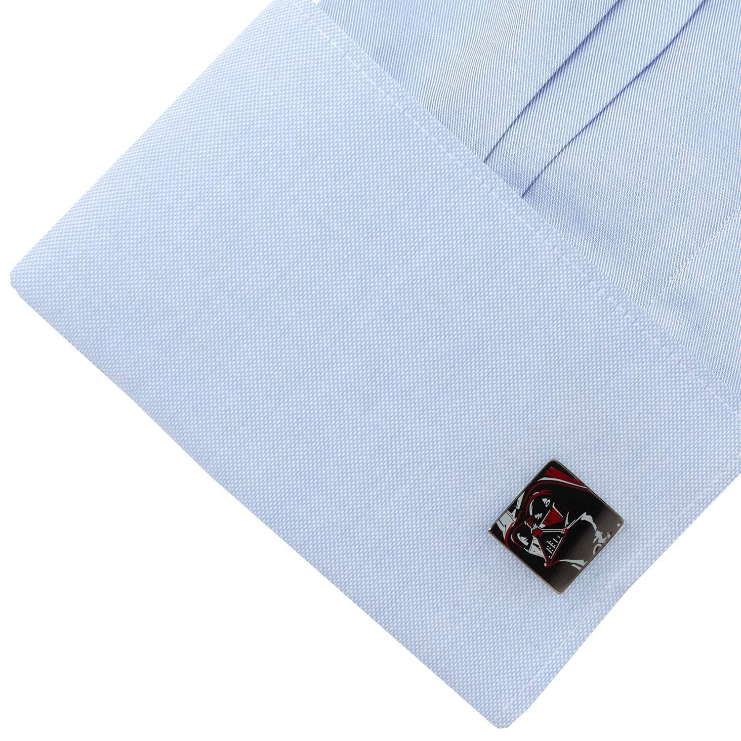 Star Wars Darth Vader Painted Gunmetal Cufflinks - Cufflinks.com - Flyclothing LLC
