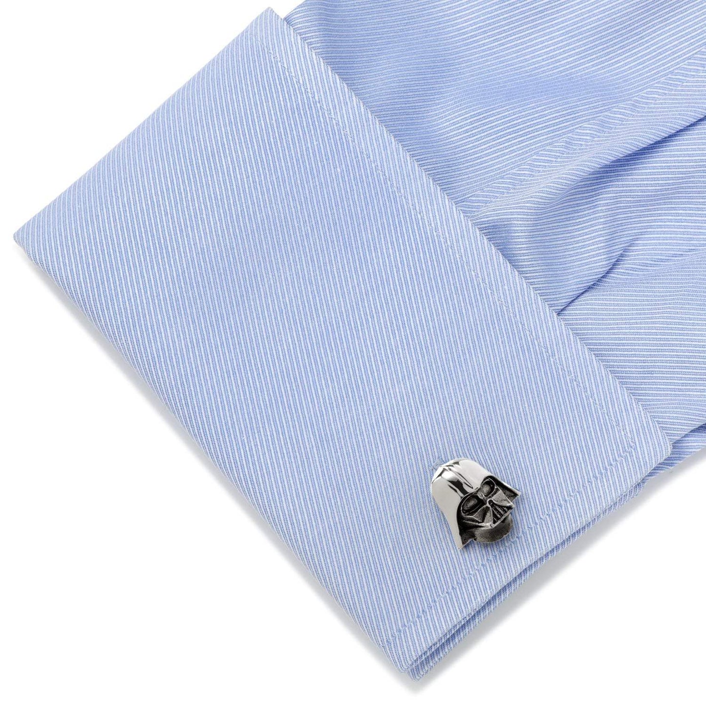 Star Wars Darth Vader Sterling Silver 3D Cufflinks - Cufflinks.com - Flyclothing LLC